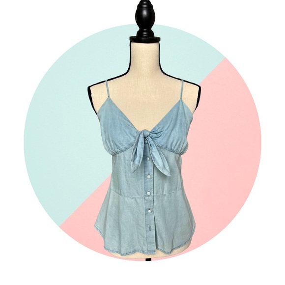 NWOT Jessica Simpson Denim Tank Top - Picture 1 of 3